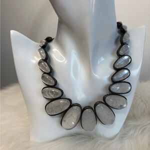 Chic Black and White Women's Necklace